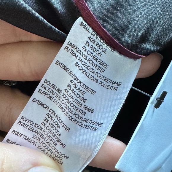 Calvin Klein Women's Double Breast Patch Pocket Jacket - Picture 5 of 8